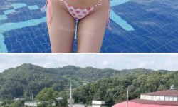 모델 심유이 큐티한 딸기 비키니